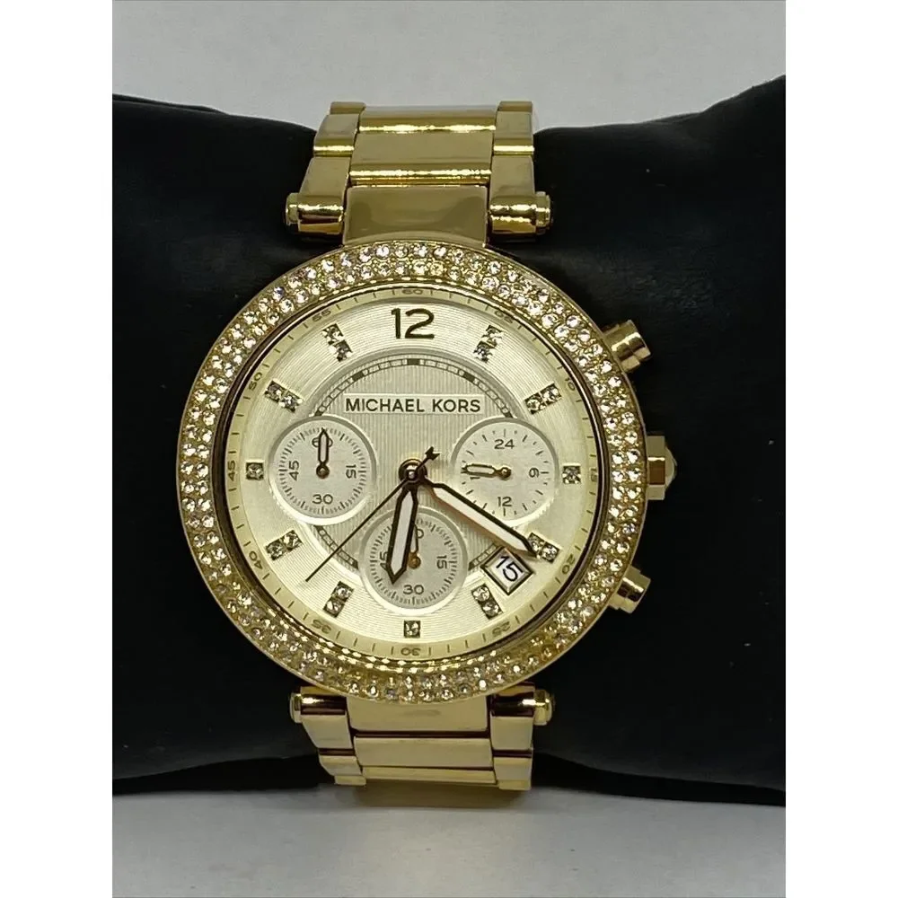 Michael Kors Parker MK5354 Womens Stainless Steel Analog Dial Quartz Watch WO13